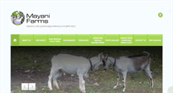 Desktop Screenshot of mayanifarms.com